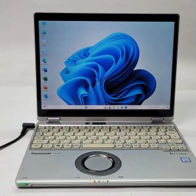 【整備済み】【送料無料】【7日保証】ノートパソコン/Panasonic CF-QV8TDCVS/i5-8250U/メモリ8GB/256GB SSD/12.5タッチパネル/Win11/Office付き/N2492_1102