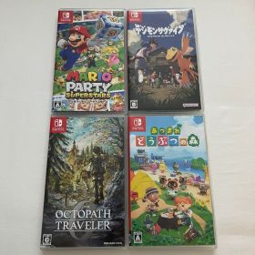 Switch ソフト 4本セット オクトパス0 あつ森 マリパ デジモン