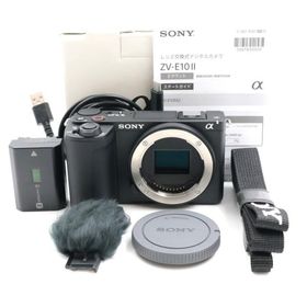 SONY VLOGCAM ZV-E10 II ボディ ブラック ZV-E10M2 ミラーレス一眼カメラ ソニー