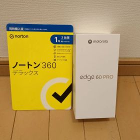 Motorola edge 60 pro 12GB/256GB ノートン360付