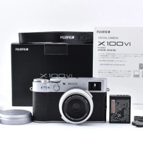 ★新品級★ フジフイルム FUJIFILM X100VI シルバー 多言語モデル 《ショット数3369回・元箱付・付属品多数》★完動品★ #A607137