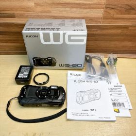 RICOH WG-80 ブラック 本体 デジタルカメラ