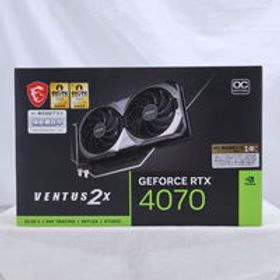 中古 MSI GeForce RTX 4070 SUPER 12G VENTUS 2X OC (RTX4070 SUPER 12GB) 163393 状態： B:良品