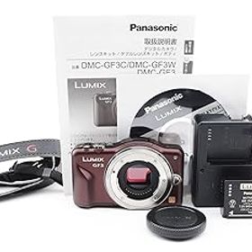 【中古】【39shop】Panasonic★ミラーレス一眼カメラ LUMIX GF3 ボディ センシュアルブラウン DMC-GF3（良い）