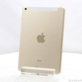 〔中古〕Apple(アップル) iPad mini 4 128GB ゴールド MK782J／A SIMフリー〔262-ud〕