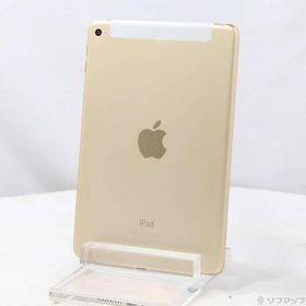 〔中古〕Apple(アップル) iPad mini 4 128GB ゴールド MK782J／A auロック解除SIMフリー〔344-ud〕