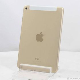 〔中古〕Apple(アップル) iPad mini 4 128GB ゴールド MK782J／A auロック解除SIMフリー〔258-ud〕