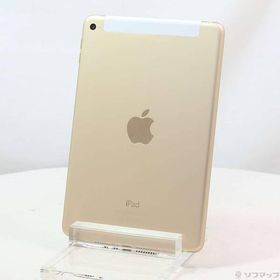 〔中古〕Apple(アップル) iPad mini 4 128GB ゴールド MK782J／A auロック解除SIMフリー〔269-ud〕
