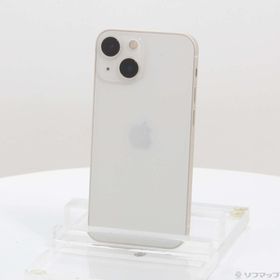 (中古)Apple iPhone13 mini 128GB スターライト MLJE3J/A SIMフリー(295-ud)