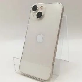 【中古】Apple SoftBank 【SIMフリー】 iPhone 13 mini 128GB スターライト MLJE3J/A【福岡筑紫】保証期間１ヶ月【ランクB】