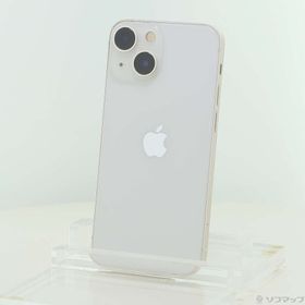 (中古)Apple iPhone13 mini 128GB スターライト MLJE3J/A SIMフリー(269-ud)