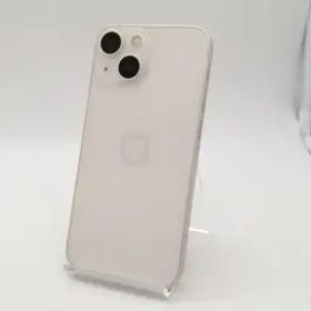 【中古】Apple au 【SIMフリー】 iPhone 13 mini 128GB スターライト MLJE3J/A【札幌南2条】保証期間１ヶ月【ランクA】
