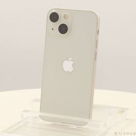 (中古)Apple iPhone13 mini 128GB スターライト MLJE3J/A SIMフリー(349-ud)