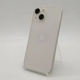 【中古】Apple au 【SIMフリー】 iPhone 13 mini 128GB スターライト MLJE3J/A【札幌南2条】保証期間１ヶ月【ランクA】
