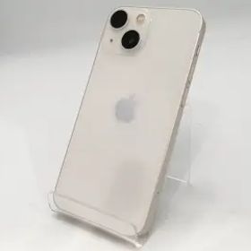 【中古】Apple docomo 【SIMフリー】 iPhone 13 mini 128GB スターライト MLJE3J/A【浜松駅前】保証期間１ヶ月【ランクB】