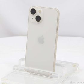 (中古)Apple iPhone13 mini 128GB スターライト MLJE3J/A SIMフリー(258-ud)