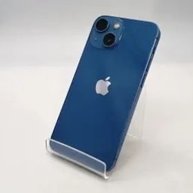 【中古】Apple docomo 【SIMフリー】 iPhone 13 mini 128GB ブルー MLJH3J/A【浜松駅前】保証期間１ヶ月【ランクB】