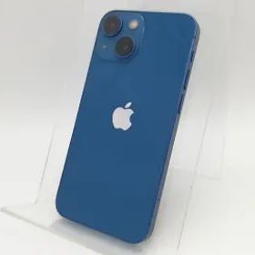 【中古】Apple docomo 【SIMフリー】 iPhone 13 mini 128GB ブルー MLJH3J/A【大宮東口】保証期間１ヶ月【ランクC】