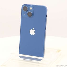 (中古)Apple iPhone13 mini 128GB ブルー MLJH3J/A SIMフリー(198-ud)