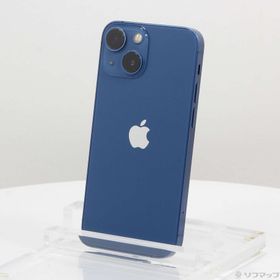 (中古)Apple iPhone13 mini 128GB ブルー MLJH3J/A SIMフリー(305-ud)