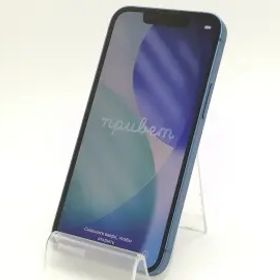 【中古】Apple docomo 【SIMフリー】 iPhone 13 mini 128GB ブルー MLJH3J/A【静岡】保証期間１ヶ月【ランクA】