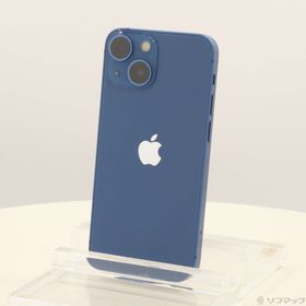 (中古)Apple iPhone13 mini 128GB ブルー MLJH3J/A SIMフリー(352-ud)