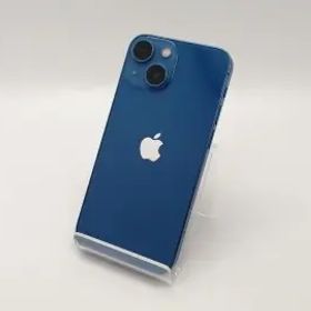 【中古】Apple 国内版 【SIMフリー】 iPhone 13 mini 128GB ブルー MLJH3J/A【広島本通】保証期間１ヶ月【ランクB】