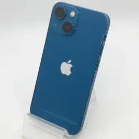 【中古】Apple 国内版 【SIMフリー】 iPhone 13 mini 128GB ブルー MLJH3J/A【新橋烏森通り】保証期間１ヶ月【ランクB】