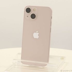 (中古)Apple iPhone13 mini 256GB ピンク MLJL3J/A SIMフリー(262-ud)