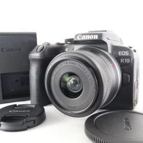 【美品】《 ショット数 9000回以下》Canon ミラーレス一眼カメラ EOS R10 レンズキット(RF-S18-45)ブラック/APS-C/EOSR10-1845ISSTMLK