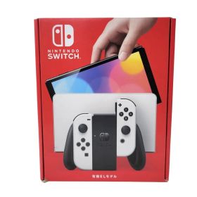 【中古美品】 【未使用】【ゲーム】Nintendo Switch (有機ELモデル) Joy-Con(L)/(R) ホワイト HEG-S-KAAAA(JPN) 任天堂 ニンテンドースイッチ 本体 【034-260819-ay-07-izu】