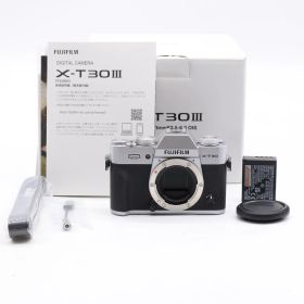 【ショット数1,347】FUJIFILM X-T30 III ボディ シルバー｜APS-C ミラーレス一眼 X-Trans CMOS 4 X-Processor 5 6.2K動画対応 富士フイルム【中古】