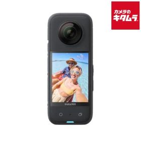 【新品】Insta360 X3（CINSAAQ/B） ビデオカメラ 4K 小型 高画質 ウェアラブル 全天球360度カメラ 《納期約１－２週間》
