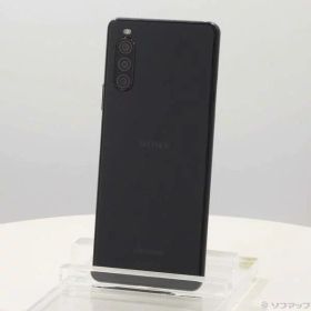 【中古】SONY(ソニー) Xperia 10 II 64GB ブラック SO-41A docomoロック解除SIMフリー 【352-ud】