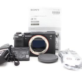 ショット数15769！■美品■ SONY フルサイズ ミラーレス一眼カメラ α7C ボディ(レンズなし) ブラック ILCE-7C B ブラック ♯14410