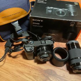 Sony α6400 ミラーレスカメラ 2レンズ付き