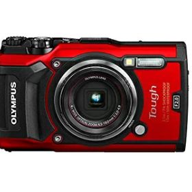 【中古】 OLYMPUS デジタルカメラ Tough TG-5 レッド 1200万画素CMOS F2.0 15m 防水 100kgf耐荷重 GPS+電子コンパス&内蔵Wi-Fi TG-5 RED