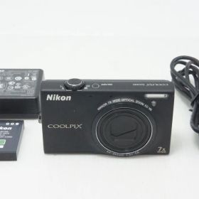 Nikon ニコン COOLPIX S6100 コンパクトデジタルカメラ ノーブルブラック 260807b