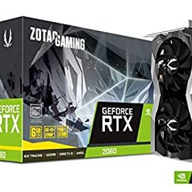 【中古】【39shop】ZOTAC★GAMING GeForce RTX 2060 Twin Fan グラフィックスボード VD6860 ZTRTX2060-6GGDR6TWIN ZTRTX2060-6GGDR6TWIN/ZT-T20600F-10M（良い）