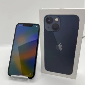 @【美品】iPhone 13 mini au SIMロック解除済 128GB ミッドナイト 7200
