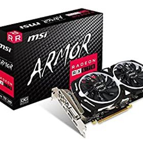 【中古】「非常に良い」MSI Radeon RX 570 ARMOR 4G OC グラフィックスボード VD6330