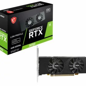 MSI GeForce RTX 3050 LP E 6G OC グラフィックスボード VD9314