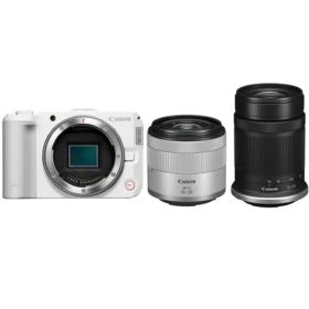 CANON EOS R50V ダブルズームキット ホワイト ミラーレス一眼デジタルカメラ EOSR50VWHWZK