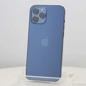【中古】Apple(アップル) iPhone12 Pro Max 128GB パシフィックブルー MGCX3J／A SIMフリー 【247-ud】