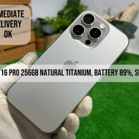 iPhone 16Pro 256ナチュラルチBattery 89% SIMフリー