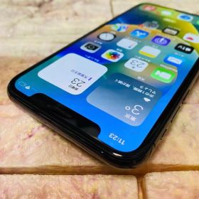 iPhoneX 256GB au スペースグレイ