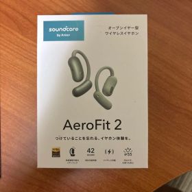 新品 Soundcore AeroFit 2 ワイヤレスイヤホン グリーン