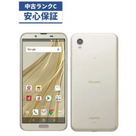 ★【中古品】 AQUOS sense2 SH-01L SH-01L 32GB アッシュイエロー docomo 管理:a_z9