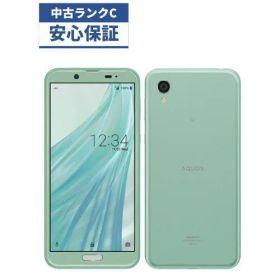 ★【中古品】 AQUOS sense2 かんたん SHV43 SHV43 グリーン au 管理:-cjU