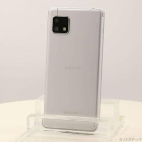 〔中古〕楽天モバイル AQUOS sense4 lite 64GB シルバー SH-RM15 楽天 SIMフリー〔262-ud〕